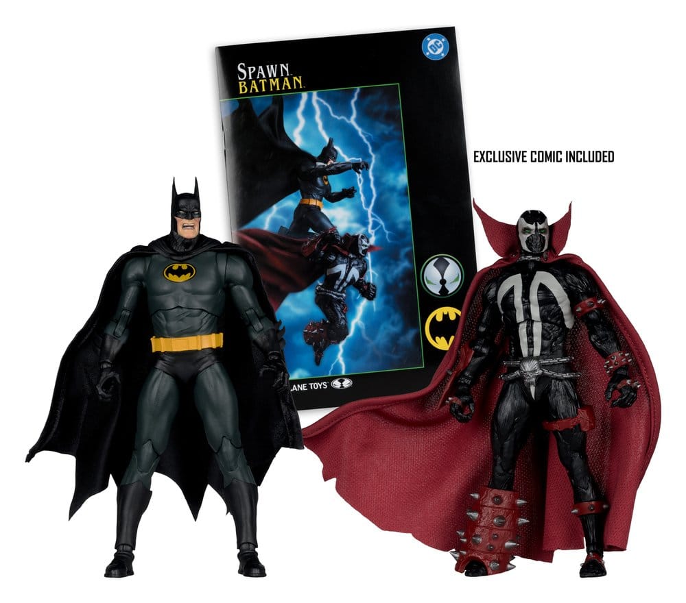 DC Multiverse McFarlane Collector Edition Pack de 2 Figuras Batman & Spawn (Gold Label) 18 cm