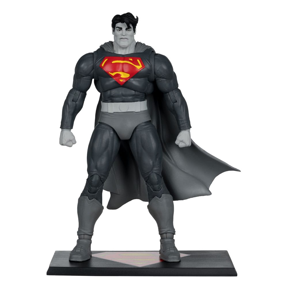 DC Multiverse Figura Superman (The Dark Knight Returns) (Black & White Accent Edition) (Gold Label) 18 cm