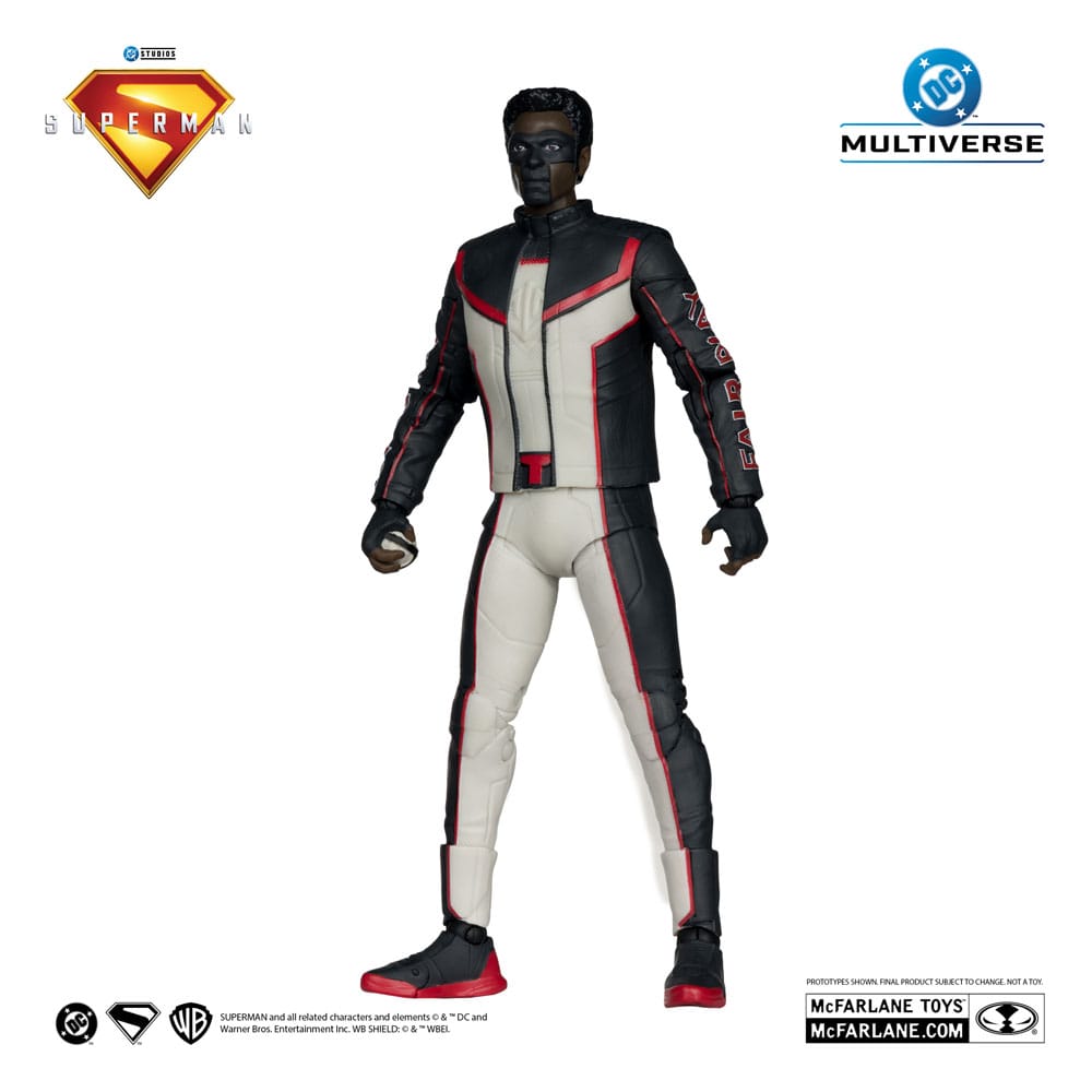Superman (2025) DC Multiverse Figura Deluxe Theatrical Edition Mr. Terrific (Red Platinum Edition) 18 cm
