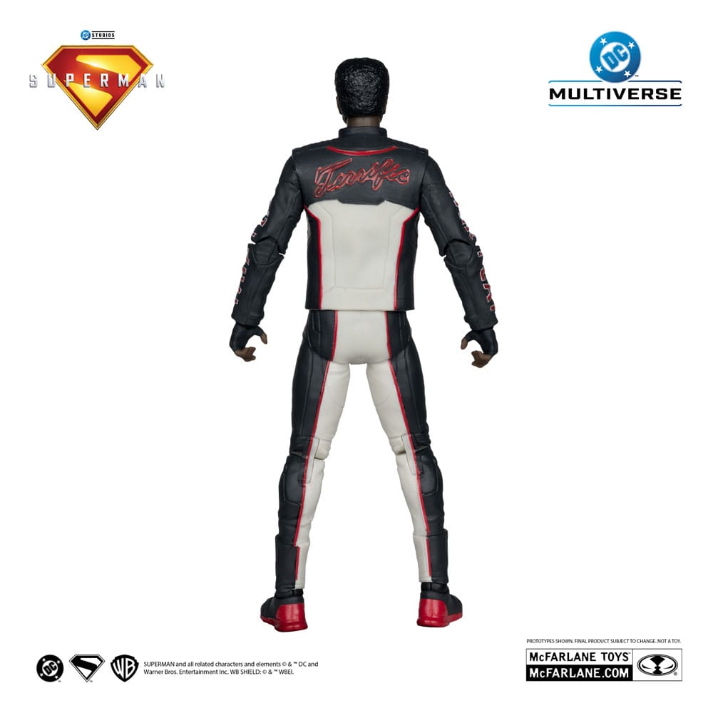 Superman (2025) DC Multiverse Figura Deluxe Theatrical Edition Mr. Terrific (Red Platinum Edition) 18 cm