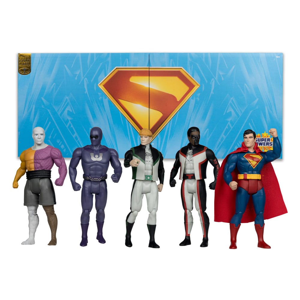 Superman (2025) DC Direct Pack de 3 Figuras Super Powers Gold Label 11 cm