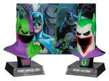 Batman DC Direct Mini Réplica 1/3 Pack de 2 Máscaras de Batman Hush & Knightfall (Jokerized) (Gold Label) 18 cm