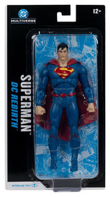 DC Multiverse Figura Superman (Rebirth) (Blister Card) 18 cm