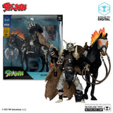 Spawn Figura Bloodaxe con caballo (Spawn: The Dark Ages) (McFarlane Toys 30th Anniversary) (Gold Label) 18 cm