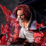 One Piece Estatua PVC P.O.P. SA-MAXIMUM Leader of Red Hair Pirates Red-Haired Shanks Kamusari 25 cm 