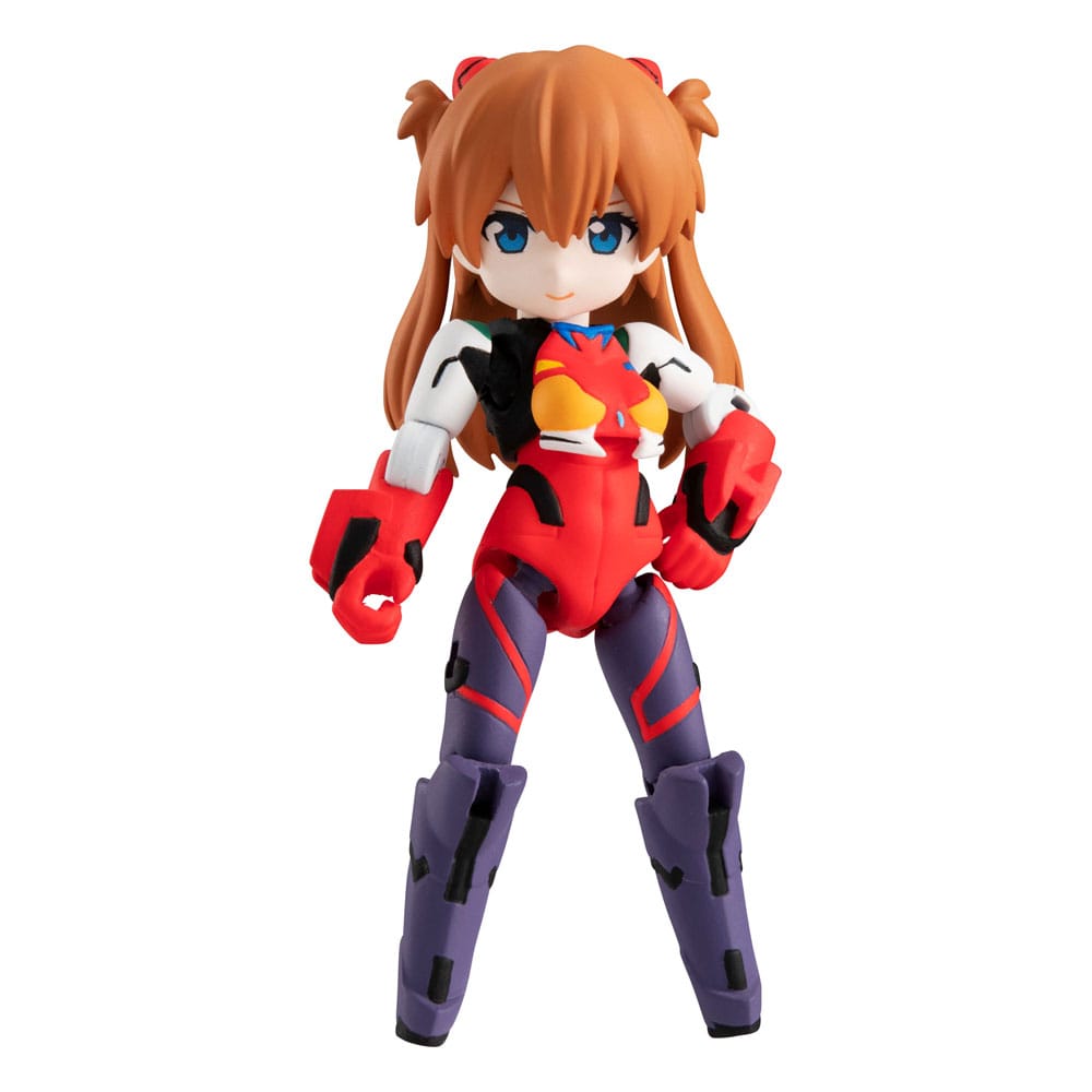 Evangelion Figuras Desktop Army Shikinami Asuka Langley & Evangelion 2 8 - 15 cm 