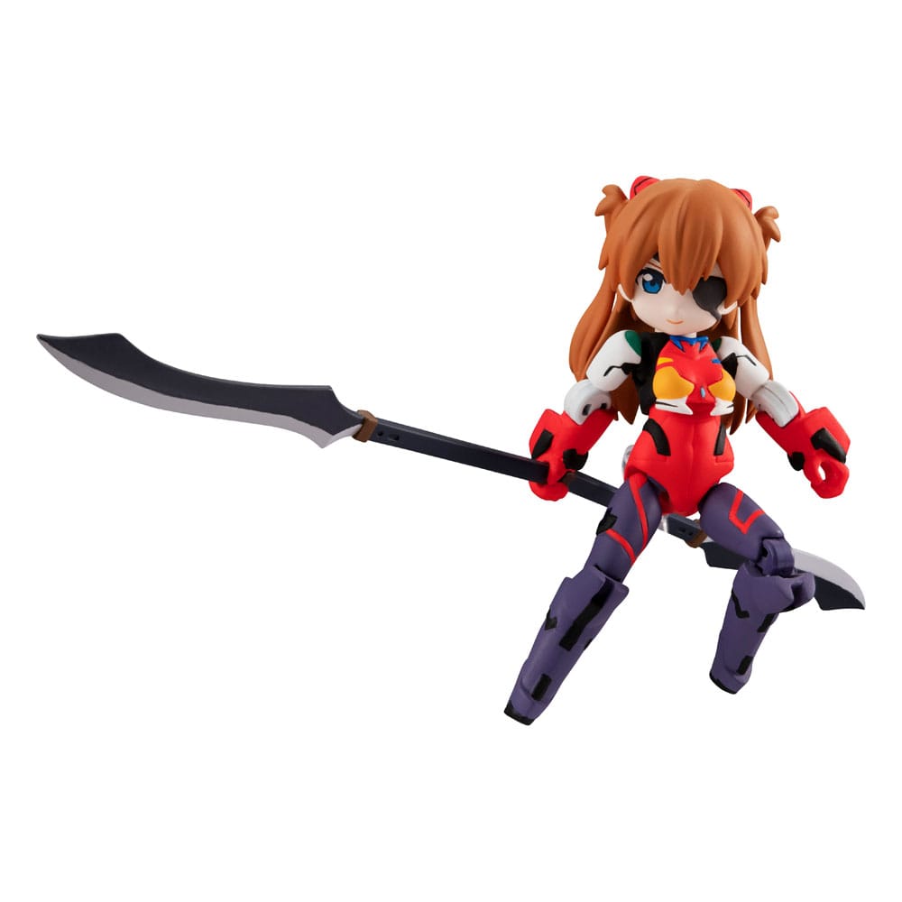 Evangelion Figuras Desktop Army Shikinami Asuka Langley & Evangelion 2 8 - 15 cm 