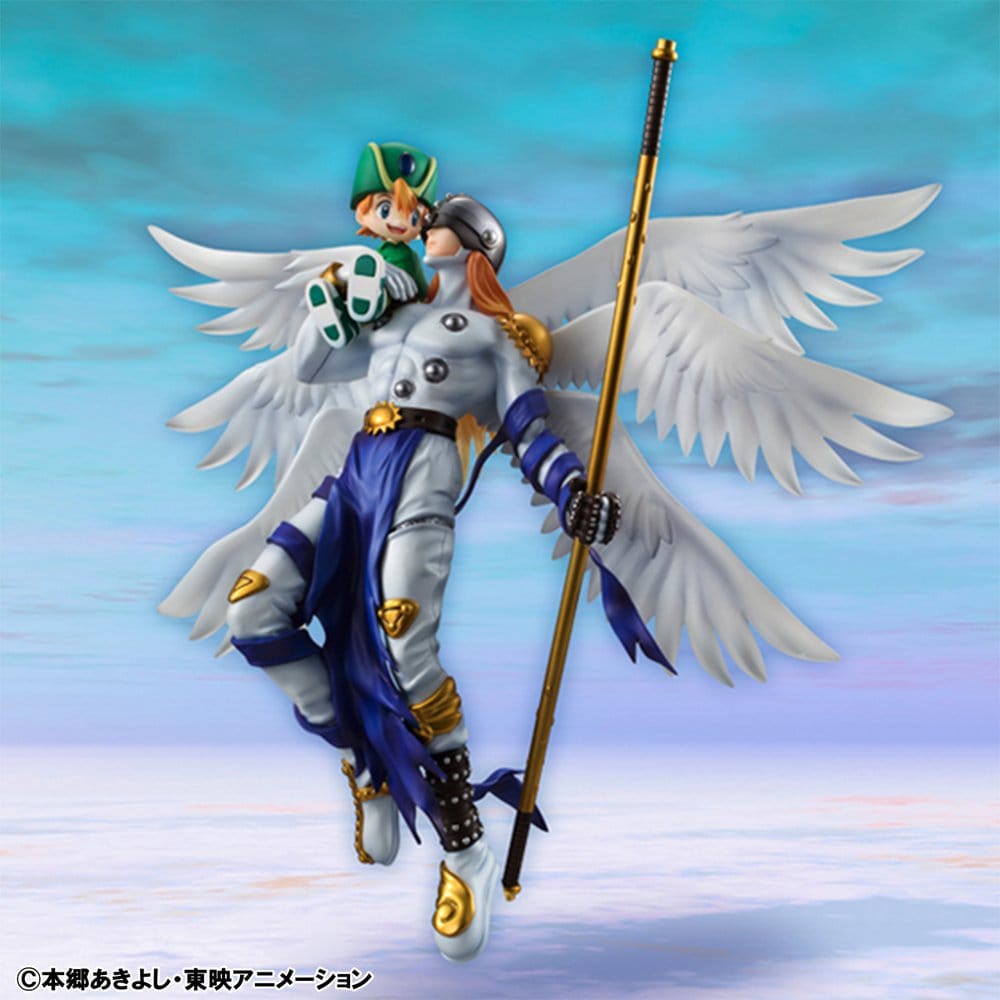 Digimon Adventure G.E.M. Series Figura PVC Angemon & Takeru Takaishi 22 cm (Repeat)