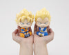 Dragon Ball DAIMA 2-Pack PVC Figures Look Up Super Saiyan Son Goku (mini) & Super Saiyan Vegeta (mini) 11 cm (with gift)