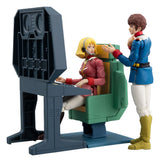 Mobile Suit Gundam Diorama G.M.G. Collection EX White Base Bridge Radio Operator Desk Set 10 cm (with gift)