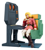 Mobile Suit Gundam Diorama G.M.G. Collection EX White Base Bridge Radio Operator Desk Set 10 cm (with gift)