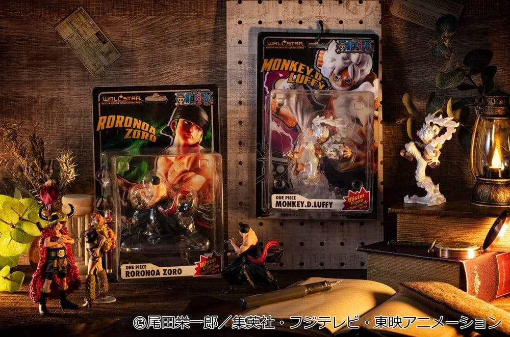One Piece Wallstar Pack de 2 Figuras PVC Monkey D. Luffy Gear Fifth & Roronoa Zoro (with gift) 10 cm