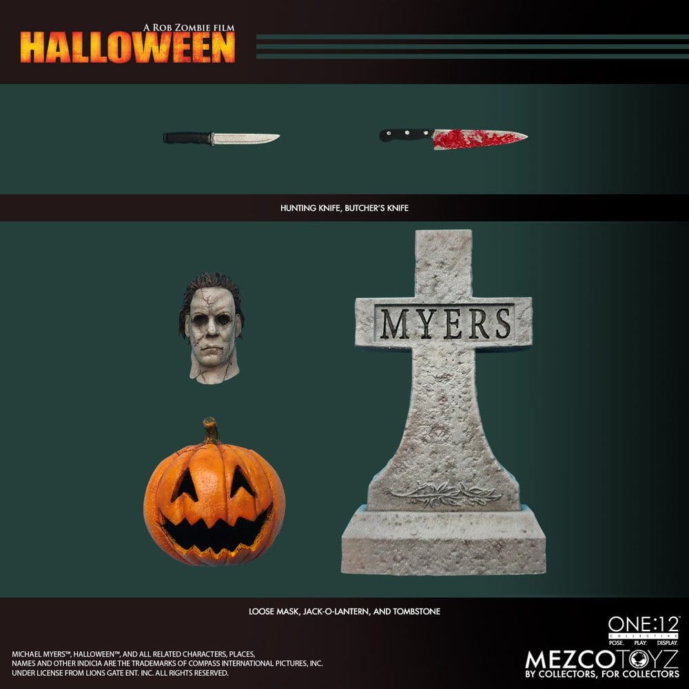 Halloween: El origen (2007) One:12 Collective Figura 1/12 Michael Myers 17 cm