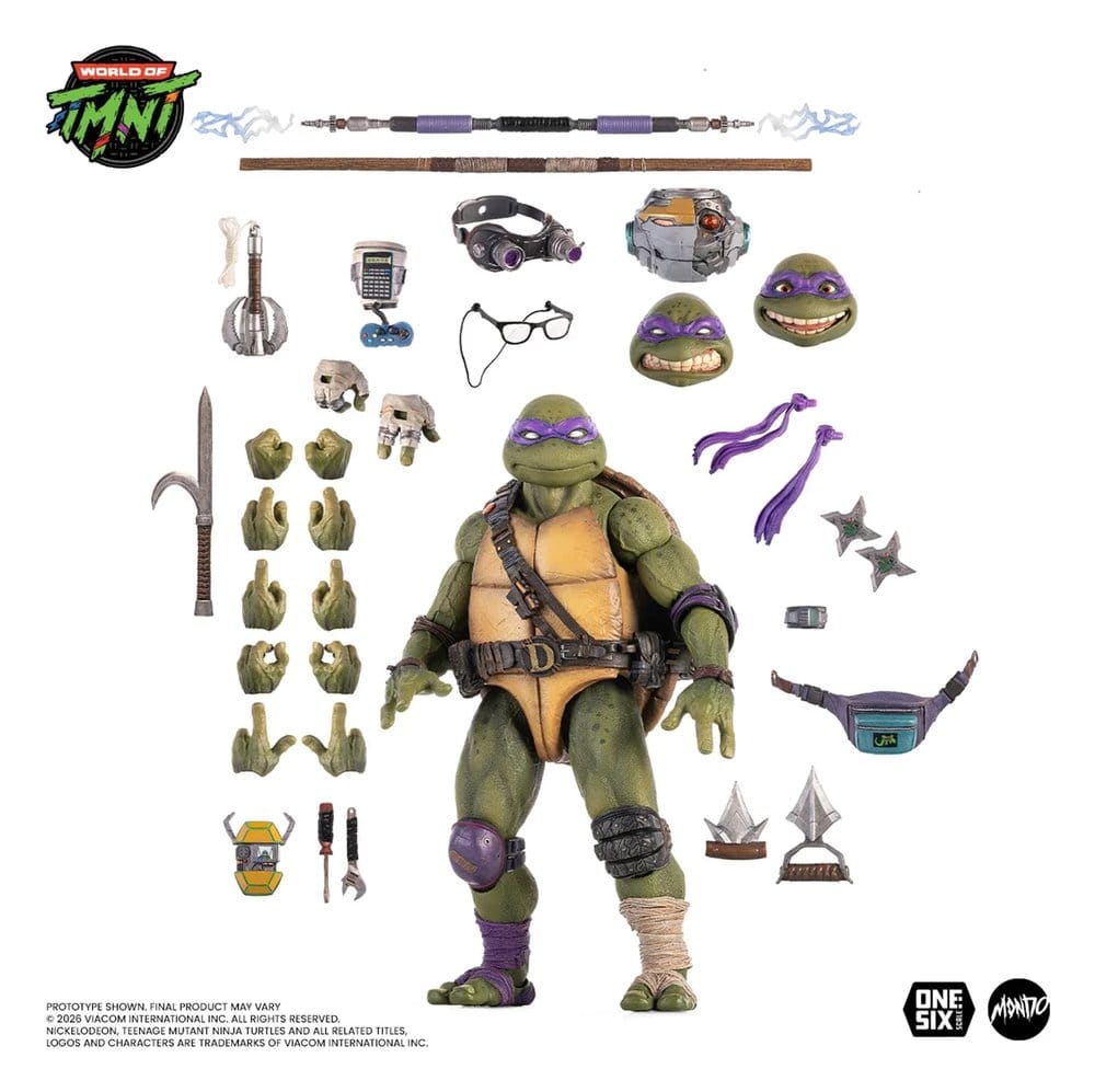 Tortugas Ninja Figura 1/6 Donatello