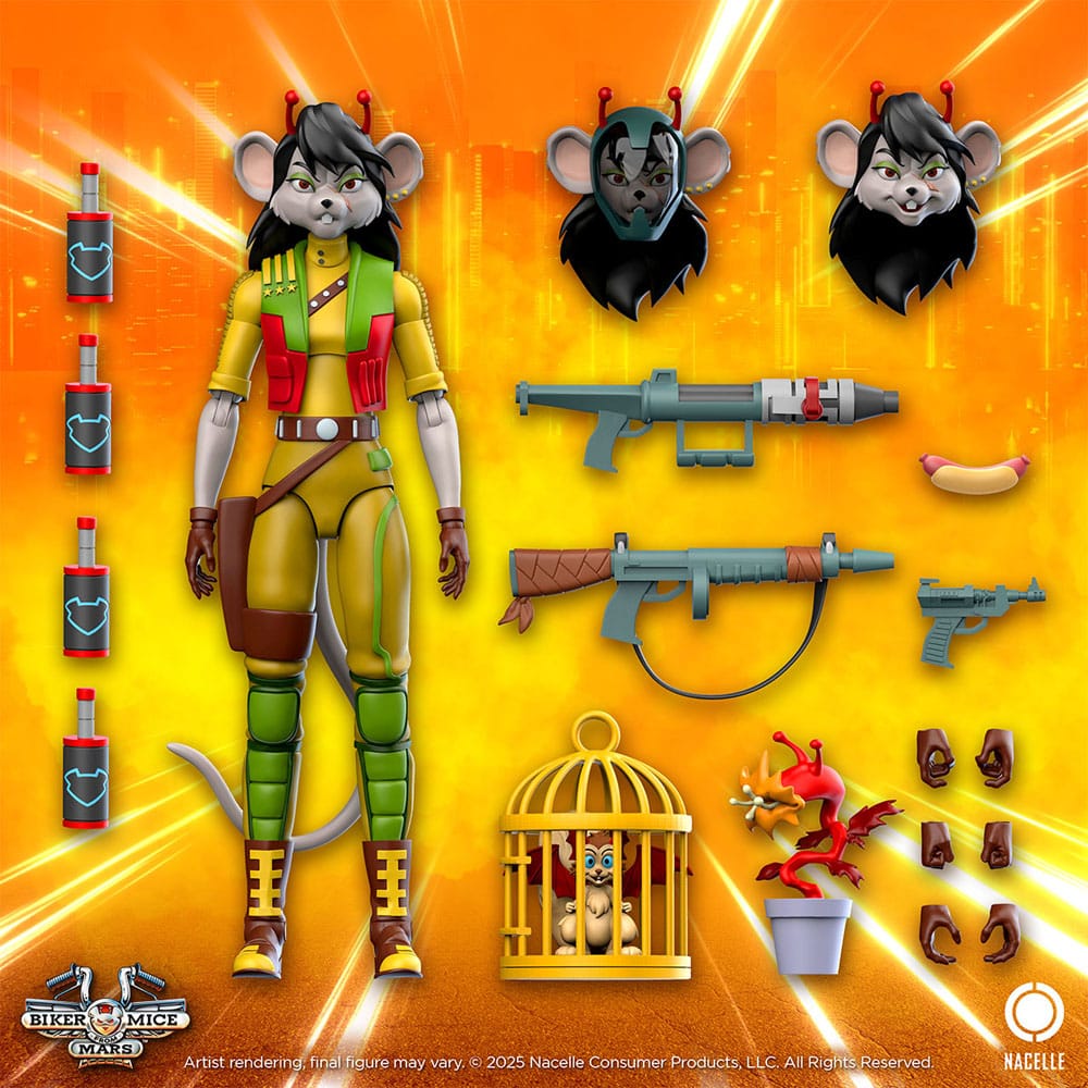 Los motorratones de Marte Figura Carbine 23 cm