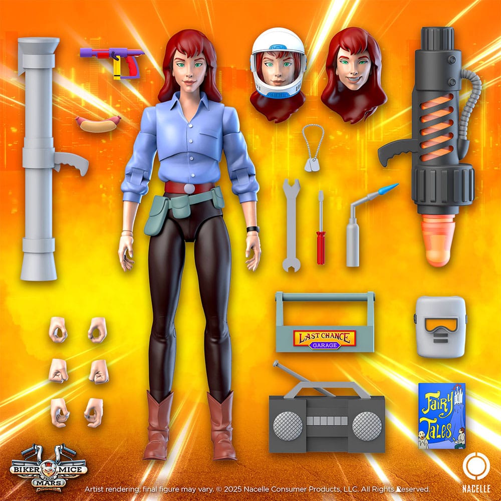 Los motorratones de Marte Figura Charley 23 cm