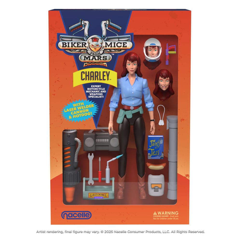Los motorratones de Marte Figura Charley 23 cm