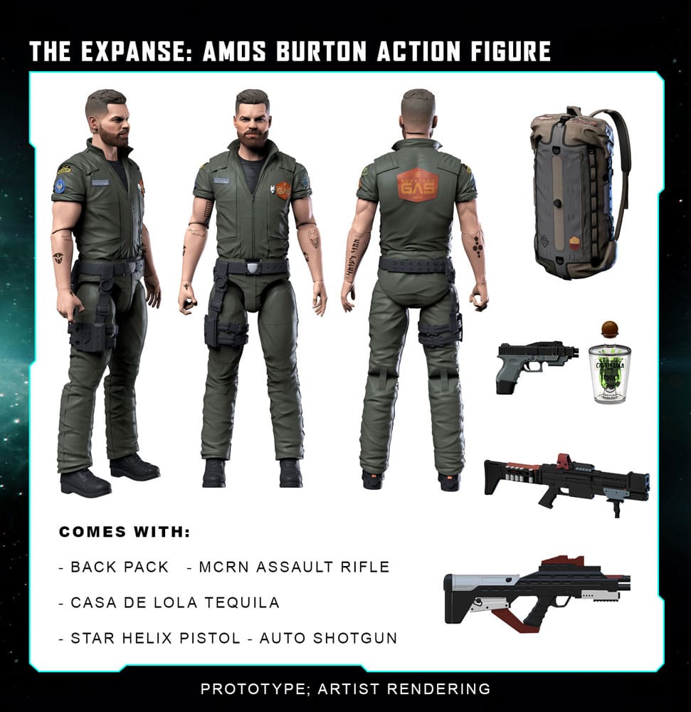 The Expanse Figura Amos Burton 20 cm