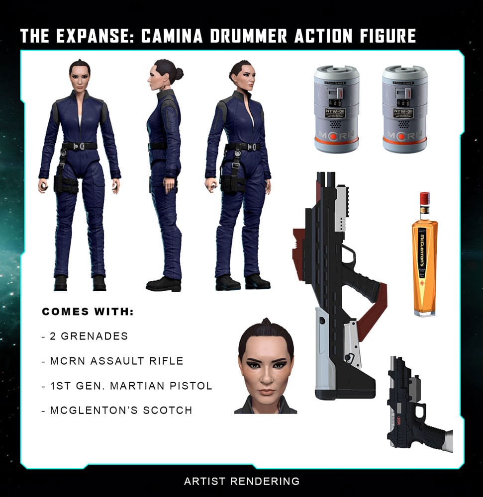 The Expanse Figura Camina Drummer 20 cm