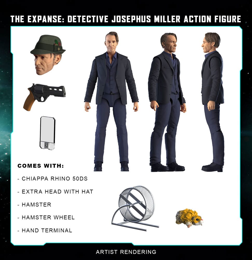 The Expanse Figura Detective Josephus Miller 20 cm