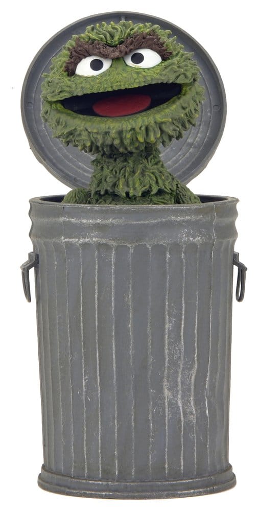 Sesamstraße Ultimate-Figur Oscar aus der Tonne, 18 cm