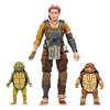 Teenage Mutant Ninja Turtles (The Last Ronin: The Lost Years) Synja Grammy April Figure with Baby Yi & Moja 18 cm