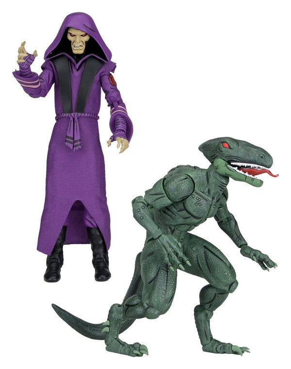 Teenage Mutant Ninja Turtles (Mirage Comics) 2er-Figurenset Daimyo Orkai & Raptor, 18 cm