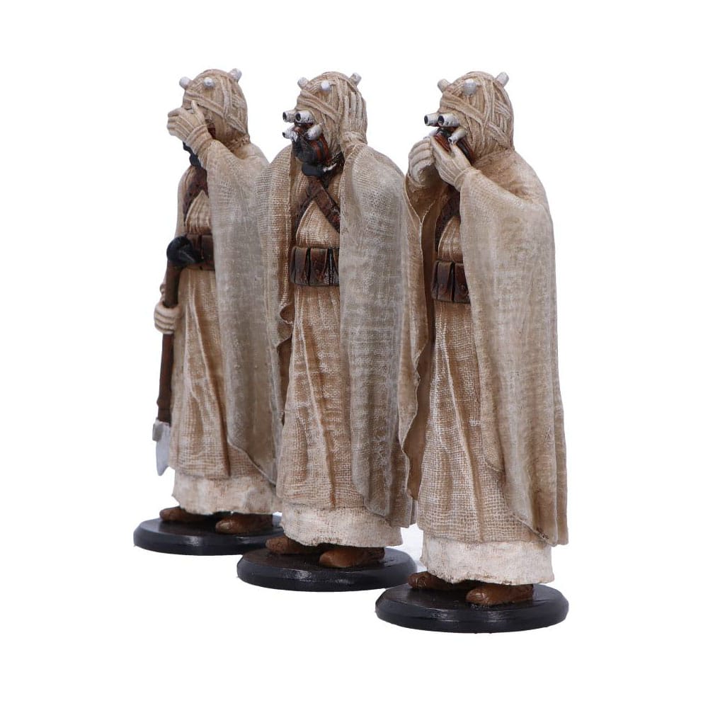 Original Stormtrooper Estatua Three Wise Tusken Raiders 14 cm  