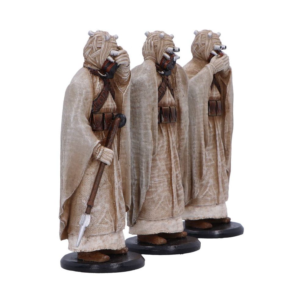 Original Stormtrooper Estatua Three Wise Tusken Raiders 14 cm  