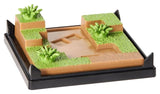 Minecraft Figura Diorama Diamond Armor Steve y Caballo 18 cm