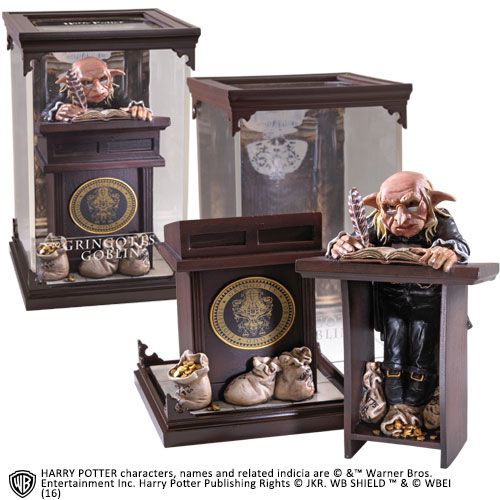 Harry Potter Statua Creature Magiche Goblin di Gringottos 19 cm