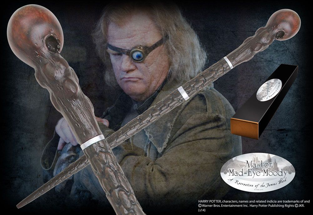 Harry Potter Varita Mágica Alastor Mad-Eye Moody (edición carácter)