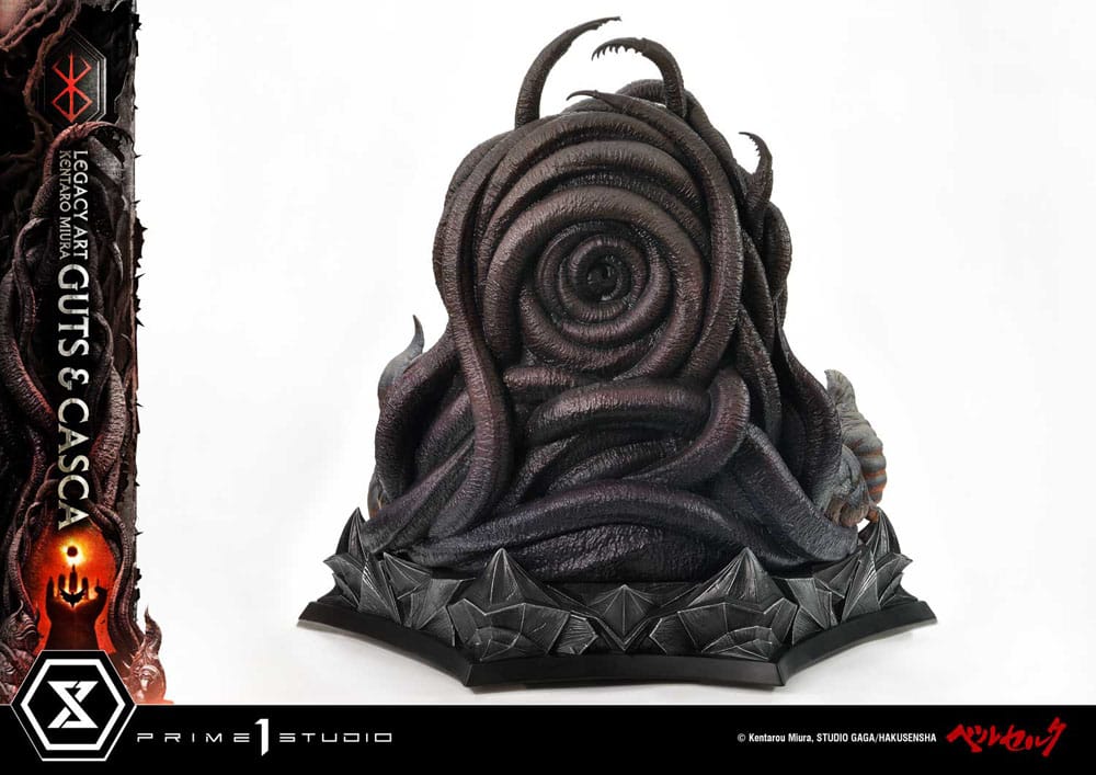 Berserk Estatua Legacy Art Kentaro Miura 1/4 Guts & Casca Bonus Version 72 cm