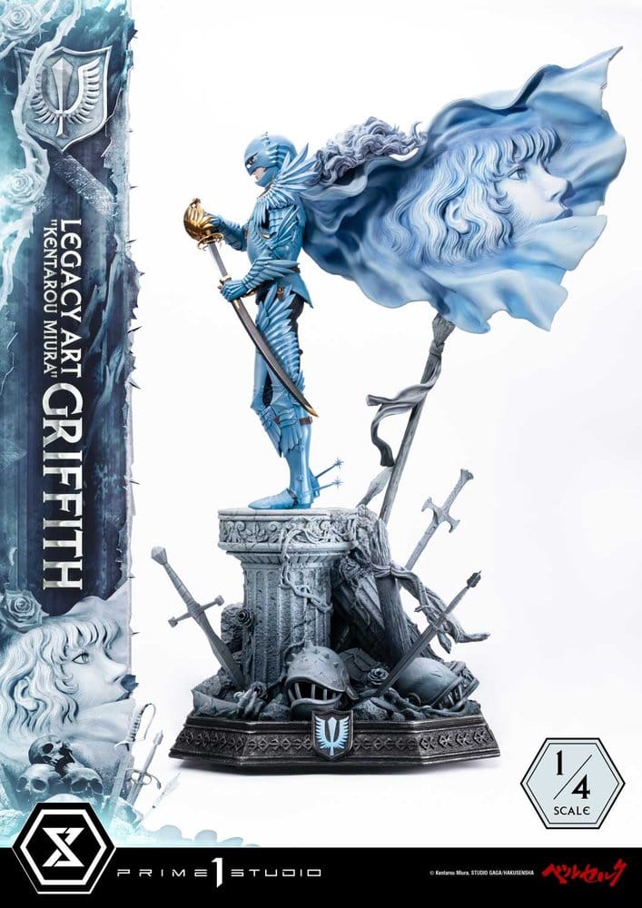 Berserk Legacy Art "Kentarou Miura" Estatua 1/4 Griffith 93 cm