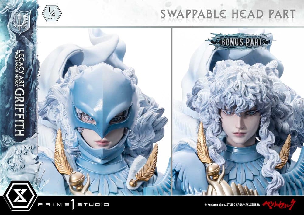 Berserk Legacy Art "Kentarou Miura" Estatua 1/4 Griffith Bonus Version 93 cm