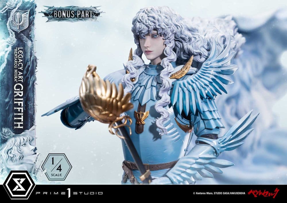 Berserk Legacy Art "Kentarou Miura" Estatua 1/4 Griffith Bonus Version 93 cm