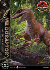 Jurassic Park II Estatua Legacy Museum Collection 1/6 Velociraptor Bonus Version 41 cm