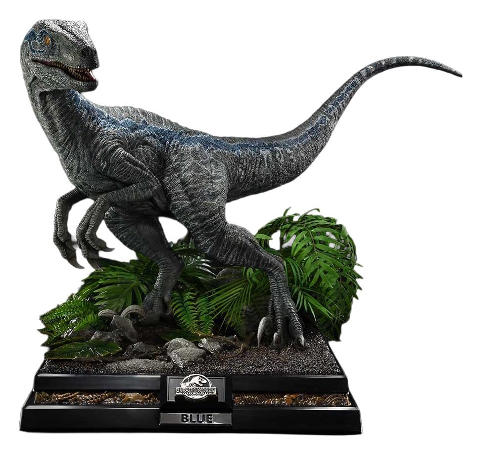 Jurassic World: Fallen Kingdom (Film) Estatua Legacy Museum Collection 1/2 Blue 88 cm 