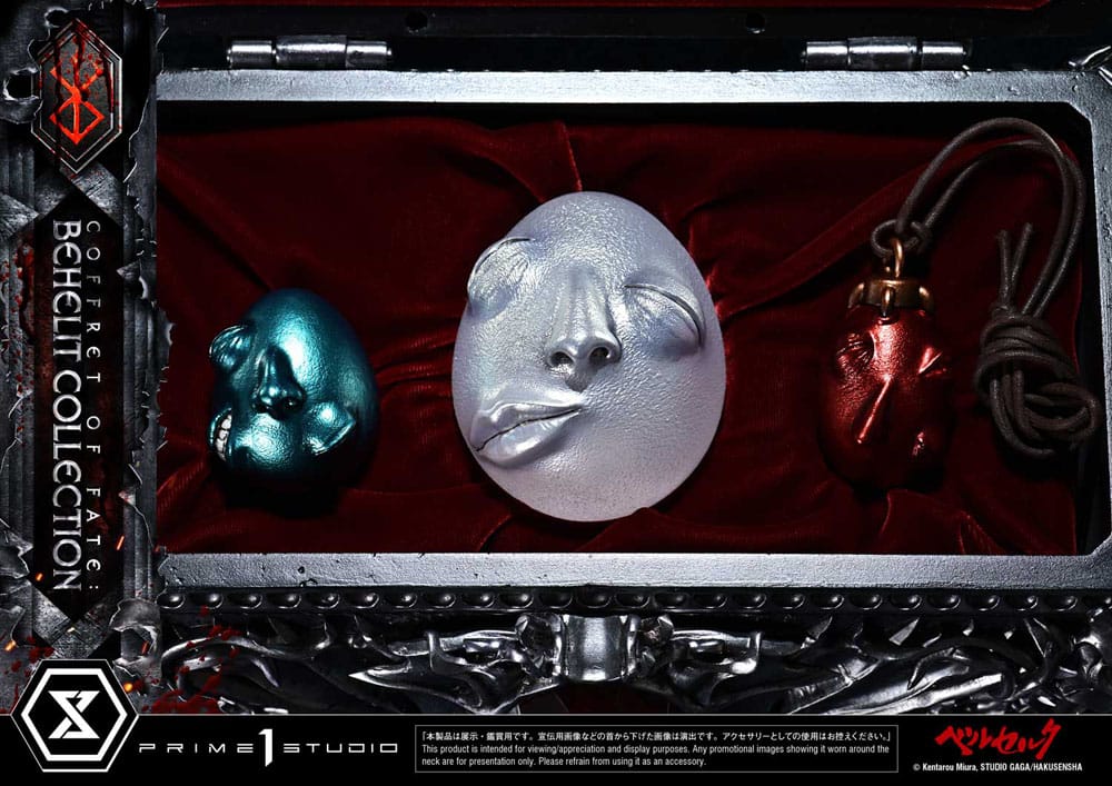 Berserk Estatuas Life Scale Behelit Skull 20 cm