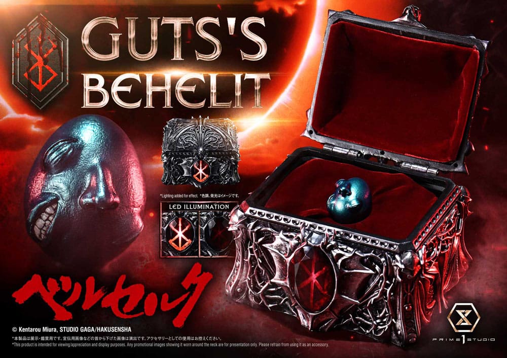 Berserk Estatua Life Scale Gut's Behelit 5 cm