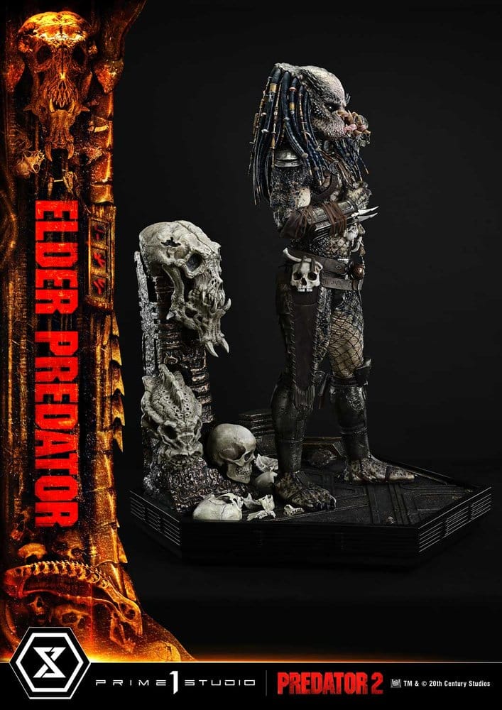 Predator 2 (Film) Museum Masterline Estatua 1/3 Elder Predator 94 cm