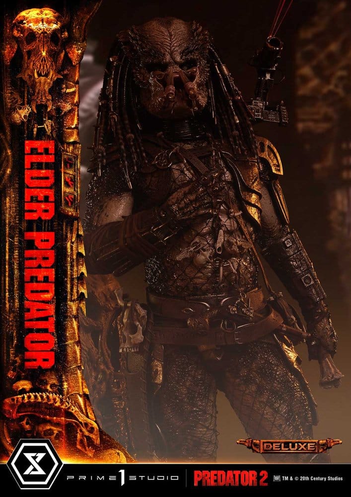 Predator 2 (Film) Museum Masterline Estatua 1/3 Elder Predator Deluxe Version 94 cm
