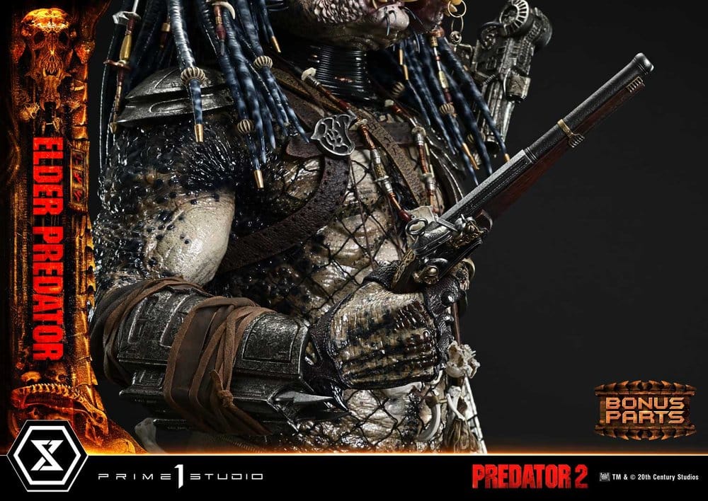 Predator 2 (Film) Museum Masterline Estatua 1/3 Elder Predator DX Bonus Version 94 cm