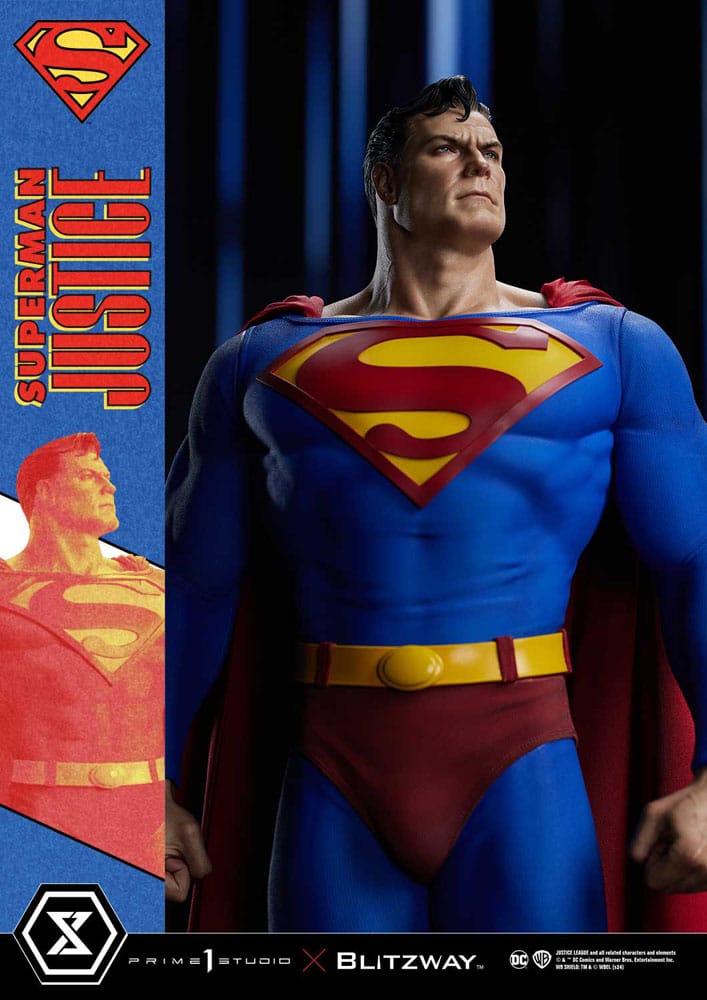 DC Comics Estatua Premium Masterline Series 1/4 Superman Justice Comics 57 cm    
