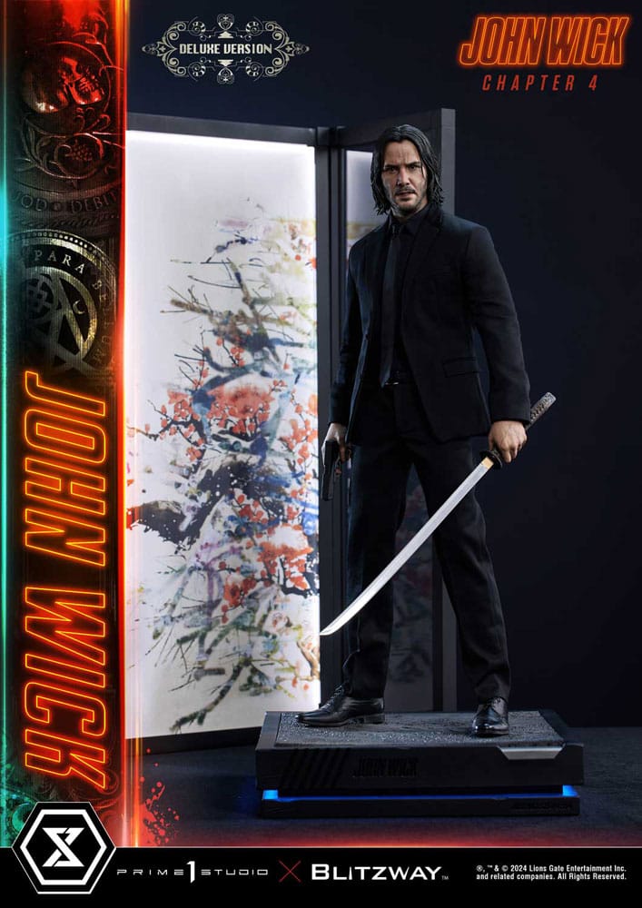John Wick Chapter 4 Estatua Ultimate Premium Masterline Series 1/4 John Wick Deluxe Version 54 cm