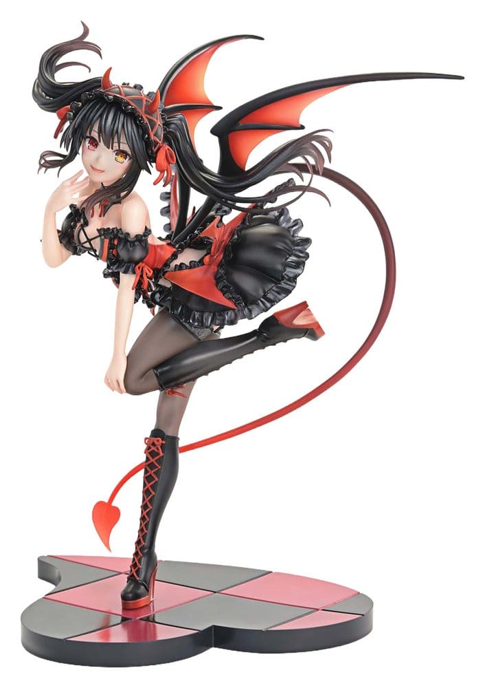 Date A Live Estatua PVC 1/7 Prisma Wing Kurumi Tokisaki succubus 25 cm    
