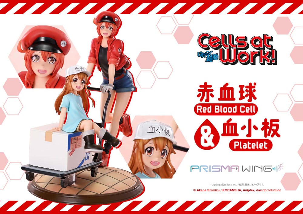 Cells at Work Estatua PVC Red Blood Cell & Platelet  26 cm  