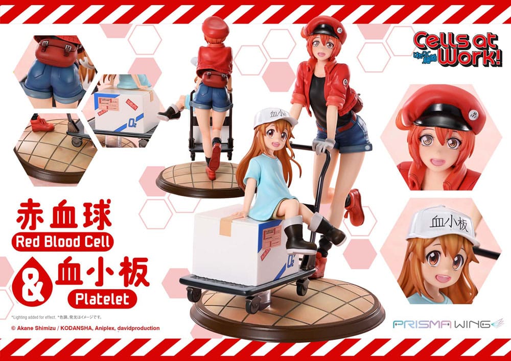 Cells at Work Estatua PVC Red Blood Cell & Platelet  26 cm  