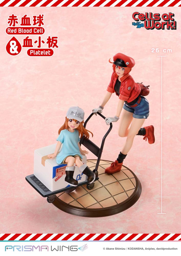 Cells at Work Estatua PVC Red Blood Cell & Platelet  26 cm  