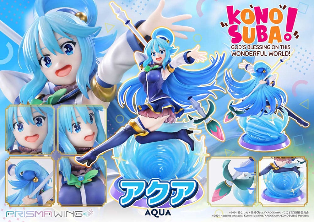 Konusuba - God's blessing on this wonderful world! Estatua PVC 1/7 Prisma Wing Aqua 24 cm 
